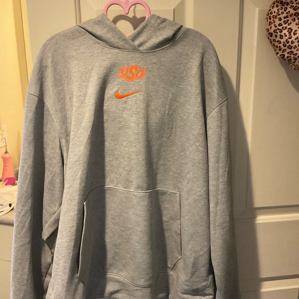 Oklahoma state Nike Hoodie with Orange Logo
